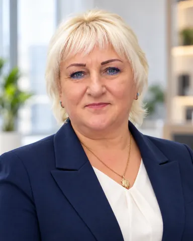 Деловой портрет синий жакет