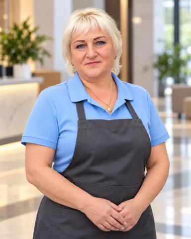 Рабочий портрет с улыбкой