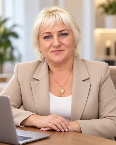 Деловой портрет за столом
