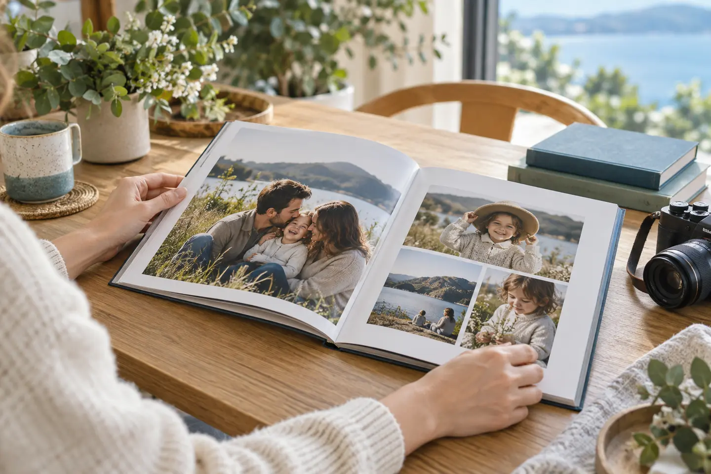 Создание семейной фотокниги из памятных снимков