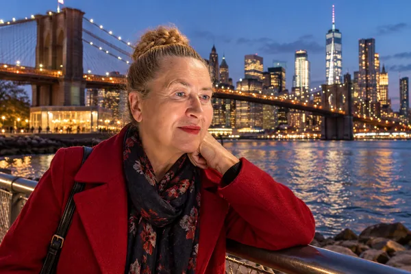 AI-образ: Вечер у Brooklyn Bridge
