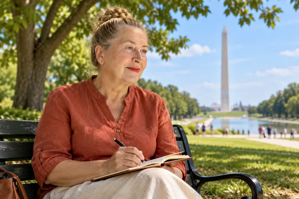 AI-образ: Письмо на National Mall
