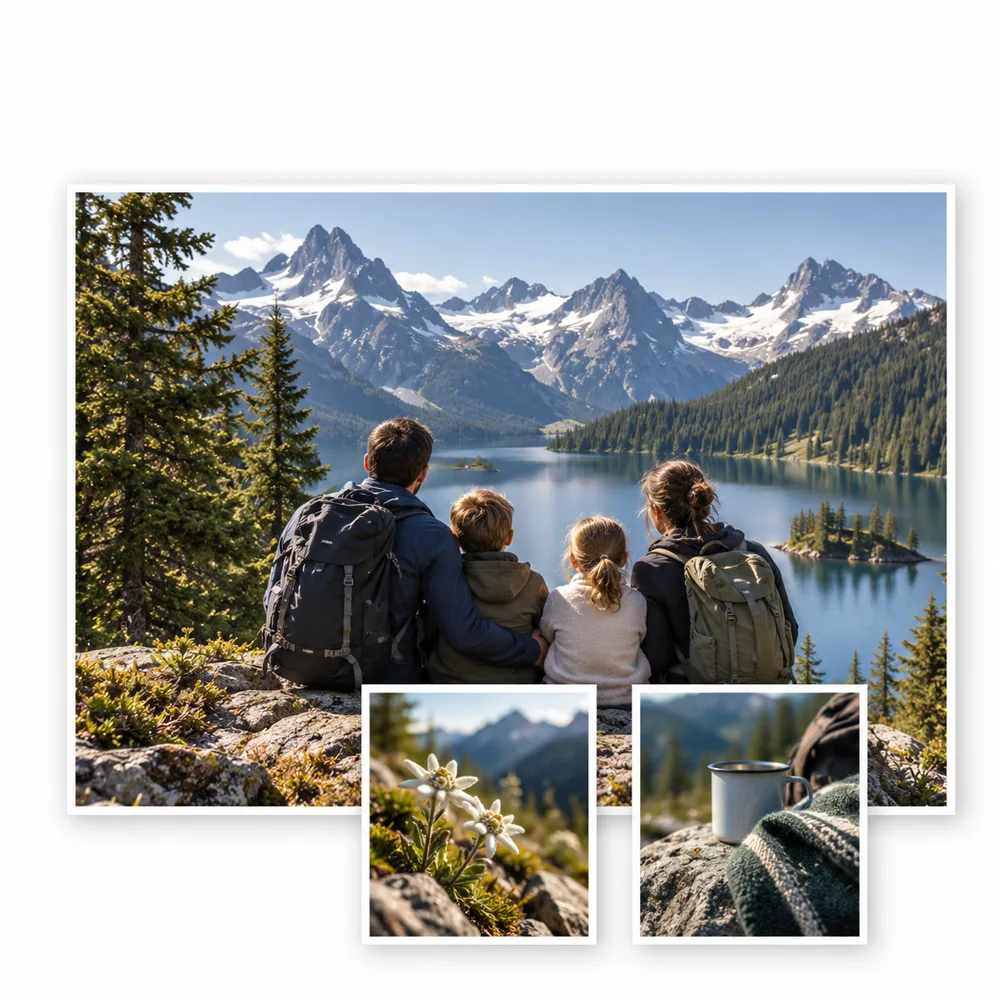 Семейные фотографии для оформления фотокниги