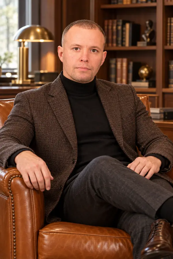 Кабинет с библиотекой